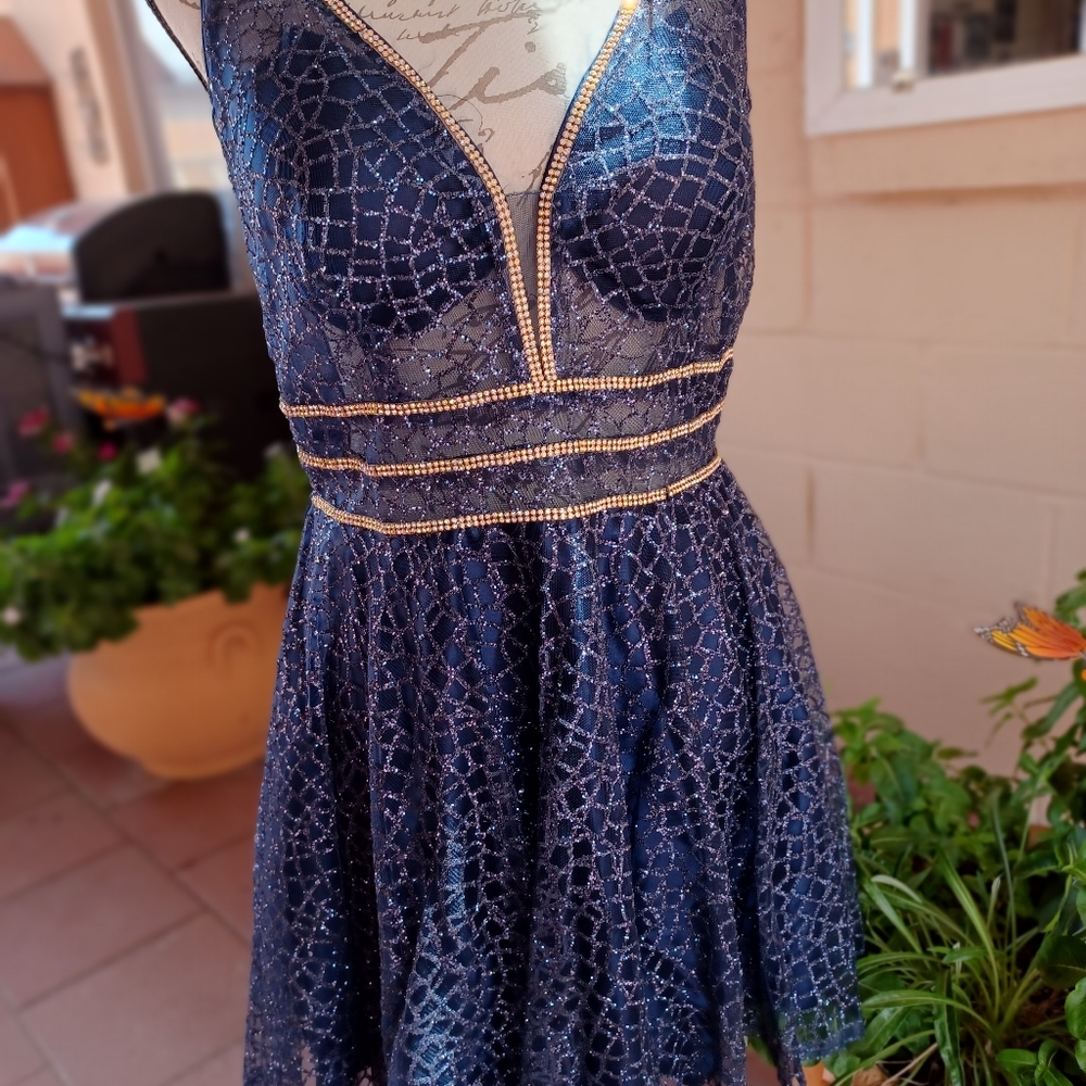 Semi Formal Royal Blue Dress